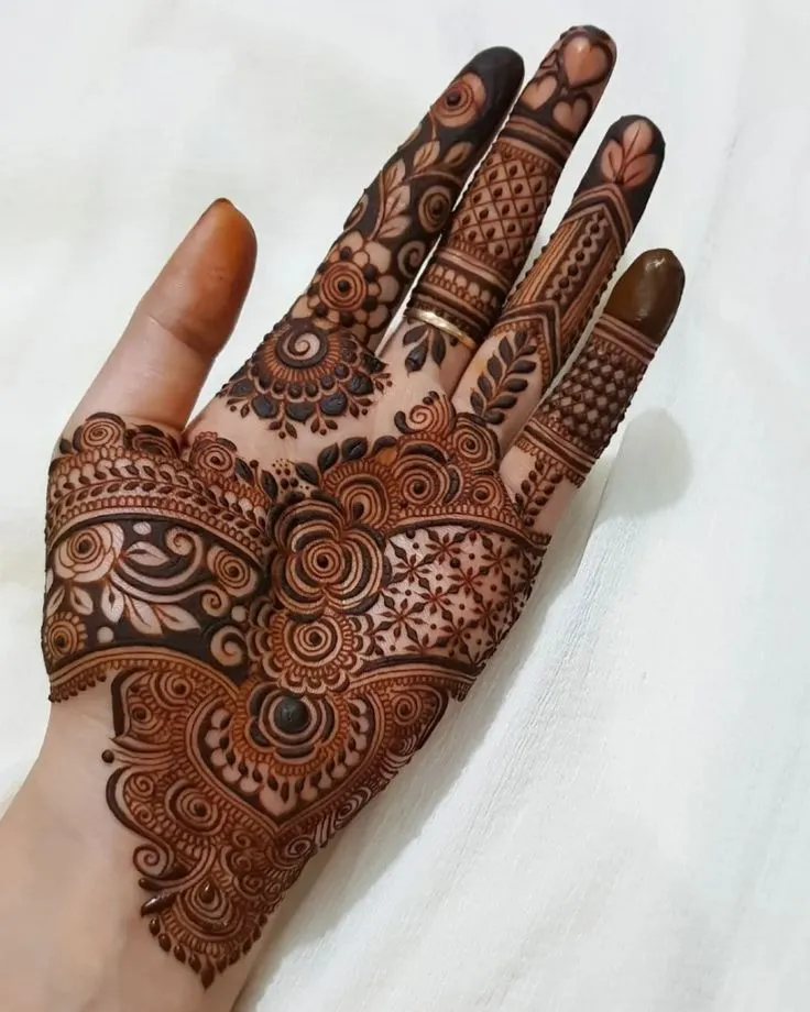 photo of Gorgeous Palm Mehndi Design
