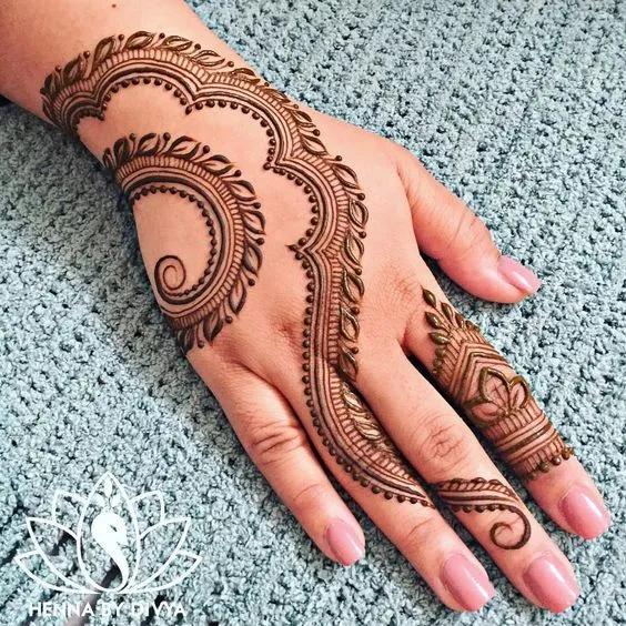 photo of Chic Arabic Mehndi for Girls