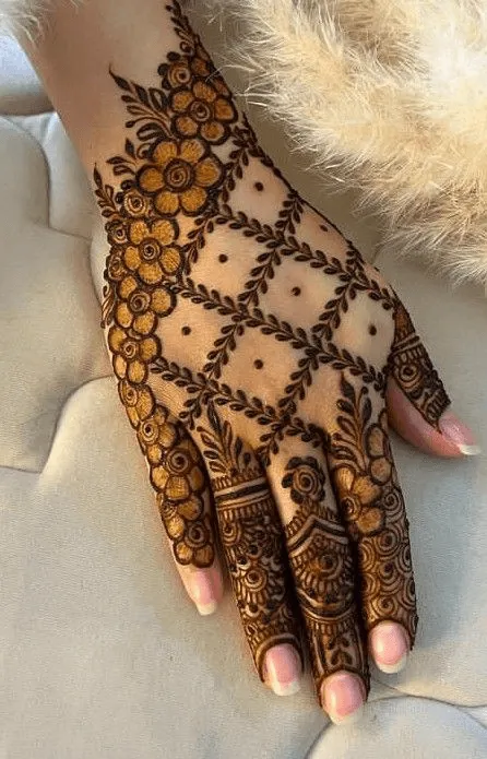 Photo of Jaal Pattern For The Right Hand