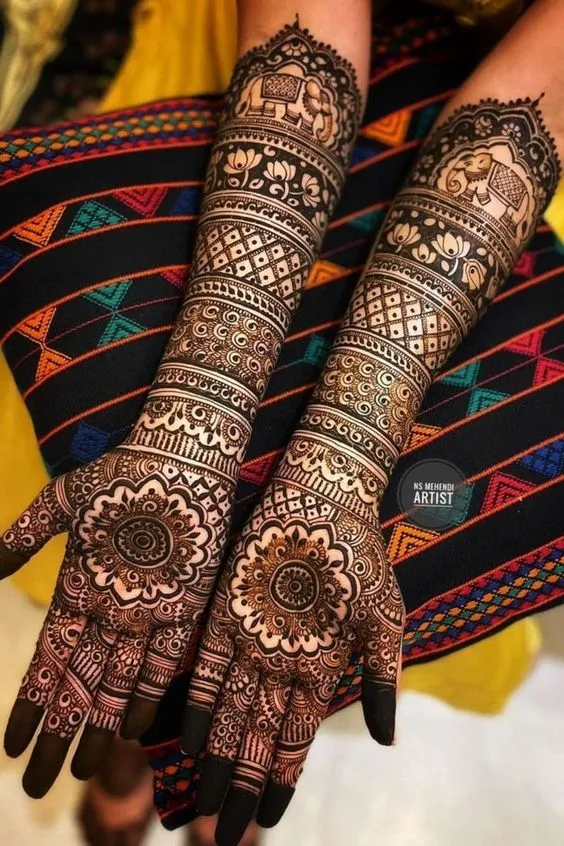 Classic Mehndi Design For Nuptial Bliss Photo of Classic Mehndi Design For Nuptial Bliss