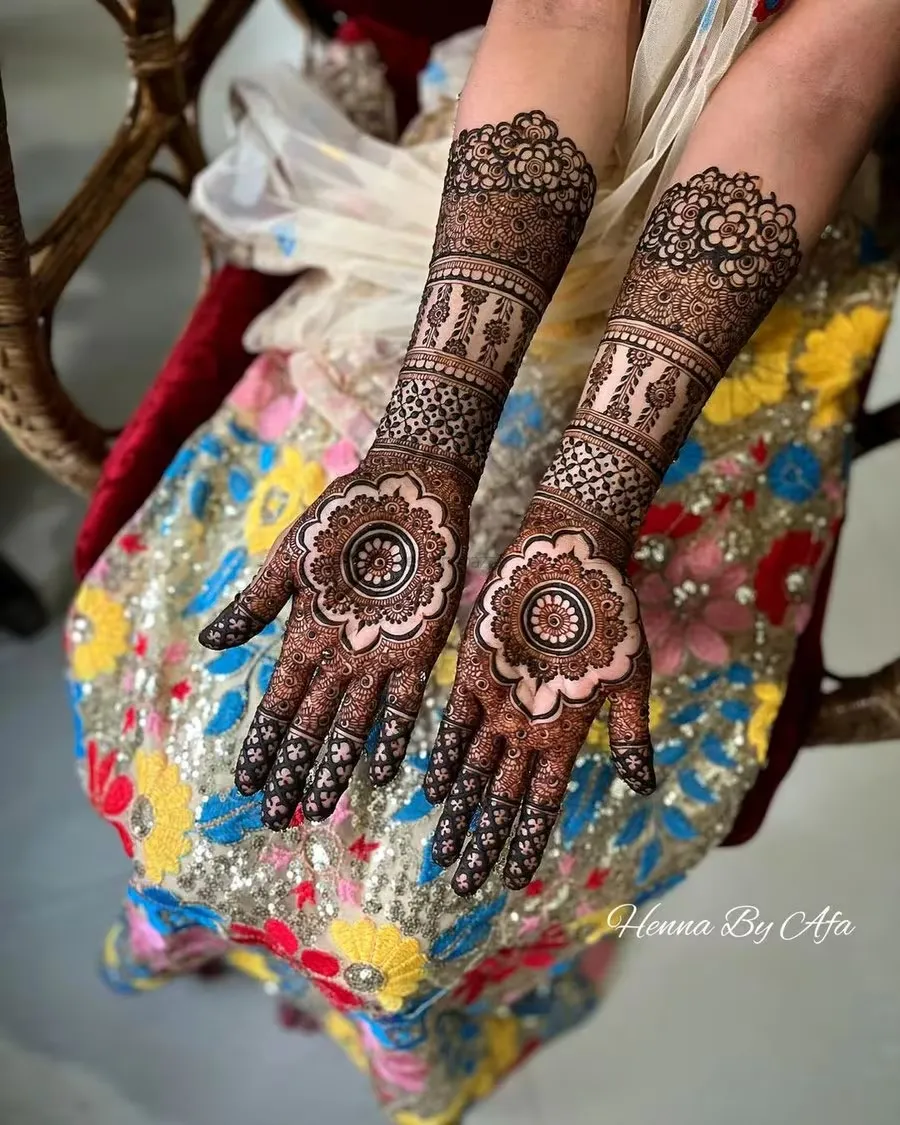 The Elevated Mandala Mehndi Design Photo of Elevated Mandala Mehndi Design