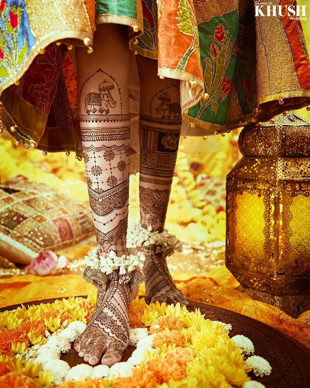 Bridal Leg Mehndi With Full Detailing Photo of Bridal Leg Mehndi With Full Detailing