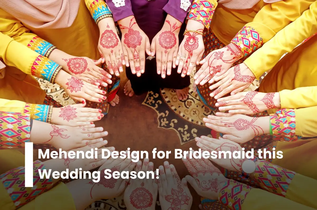 Bridesmaid Mehndi Design Photo of Bridesmaid Mehndi Design
