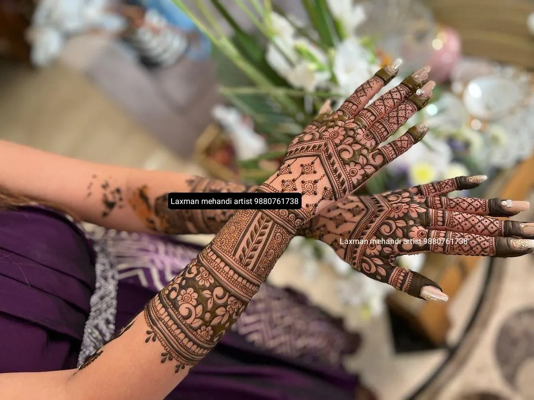 Jaali-Inspired Finger Mehandi Designs Photo of Jaali-Inspired Finger Mehandi Designs
