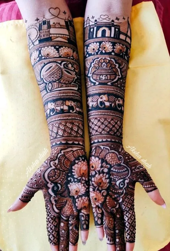 Modern Royal Mehndi Design photo of Modern Royal Mehndi Design