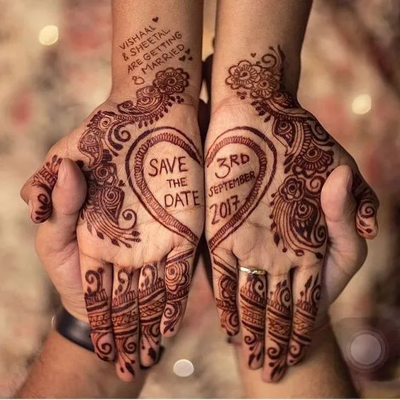 Minimal Yet Innovative Name Mehndi photo of Minimal Yet Innovative Name Mehndi