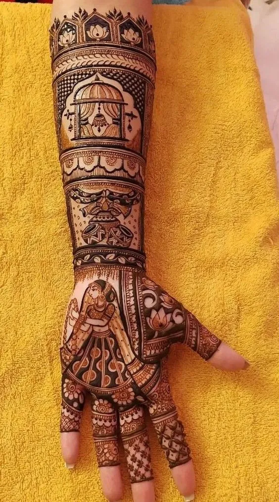 Storytelling-Based Mehndi Design photo of Storytelling-Based Mehndi Design