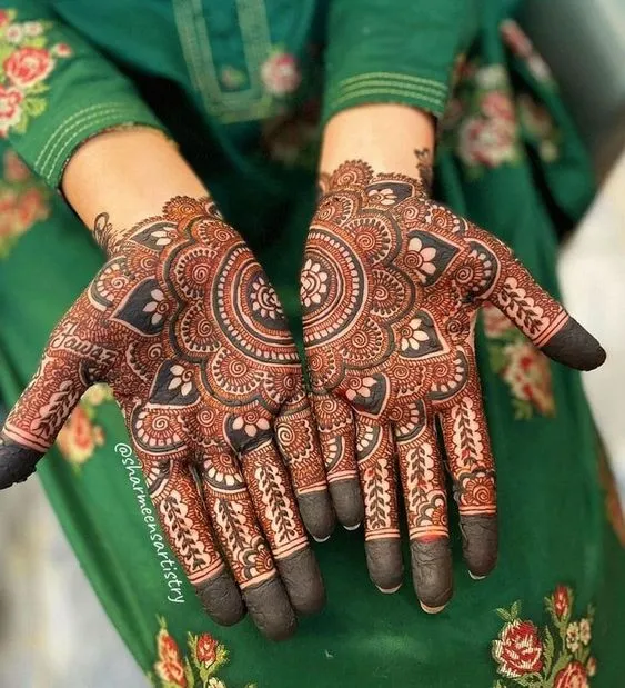 Mandala Mehndi Design with Personal Touch photo of Mandala Mehndi Design with Personal Touch