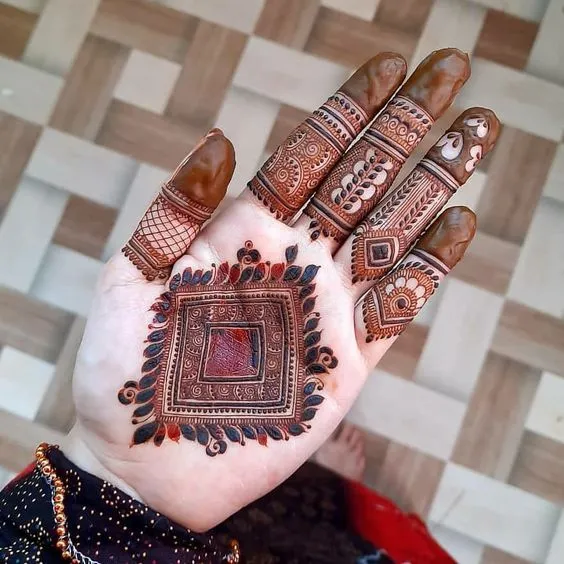 Moroccan Front-Hand Mehendi Design photo of Moroccan Front-Hand Mehendi Design