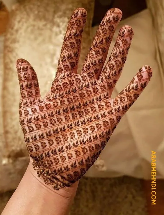 Detailed Flower and Leaf Mehndi photo of Detailed Flower and Leaf Mehndi