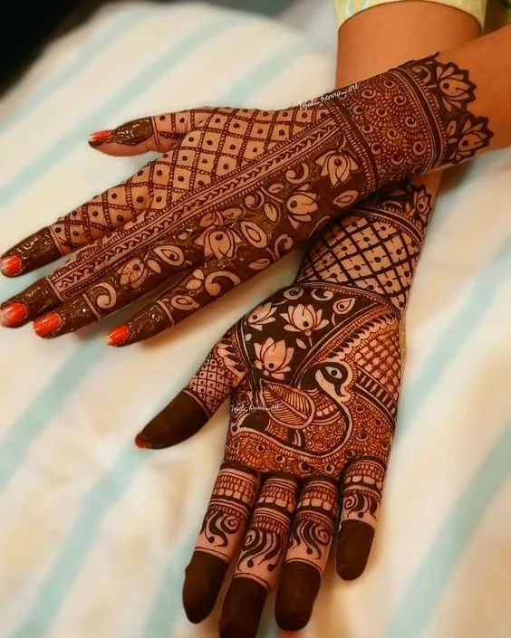 Elegant Mehndi Design for Teej photo of Elegant Mehndi Design for Teej