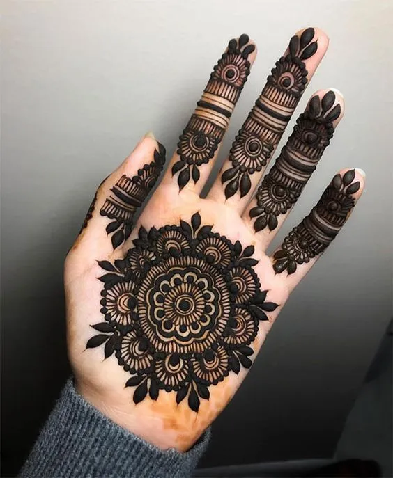 Bold and Dark Mandala Design photo of Bold and Dark Mandala Design
