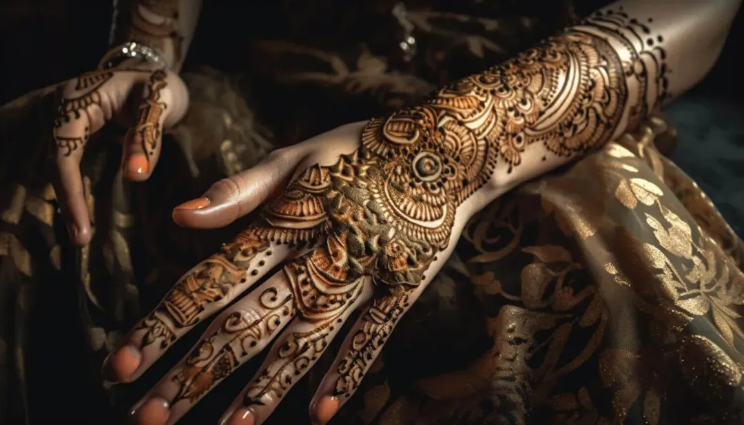 Full Hand Mehendi Design for Wedding Photo of Full Hand Mehendi Design for Wedding
