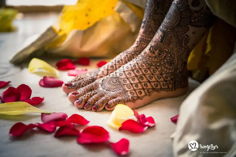 Intricate Detailing Foot Mehndi Photo of Intricate Detailing Foot Mehndi