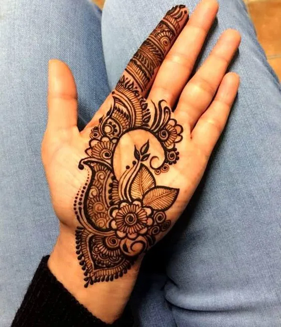 Simple Arabic Mehndi Design for Hands Photo of Simple Arabic Mehndi Design for Hands