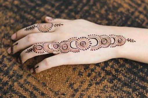 Photo of  royal kind of round mehndi