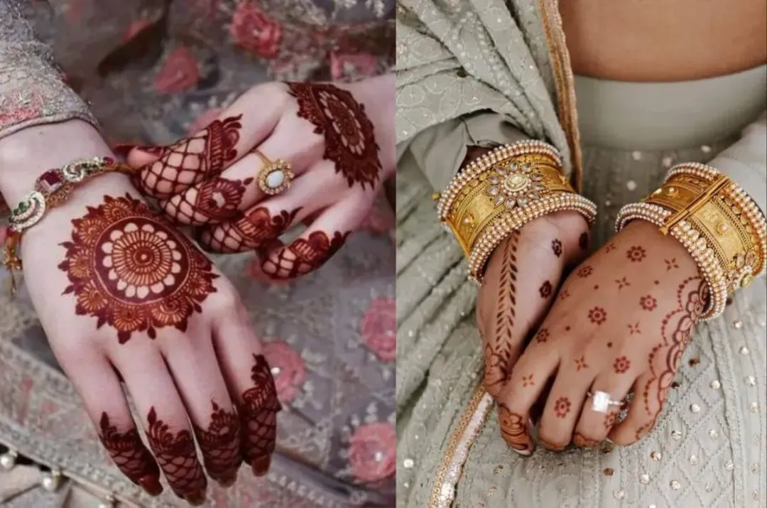 Photo of  Simple Mehndi Designs on bridal hands