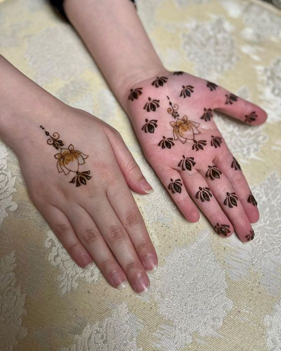 Photo of Most beautiful minimal mehndi design for kids