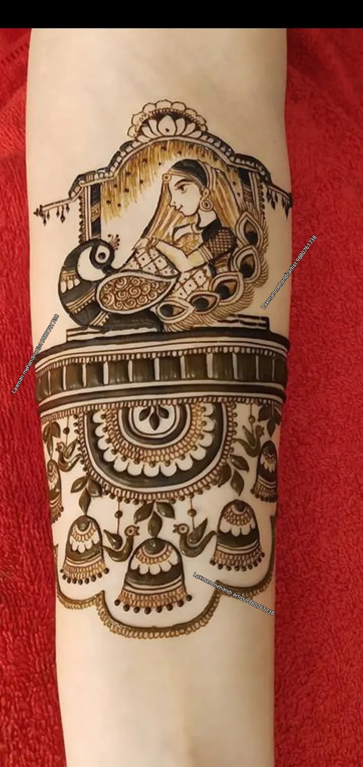 Photo of Traditional South Indian Mehndi Designs‍